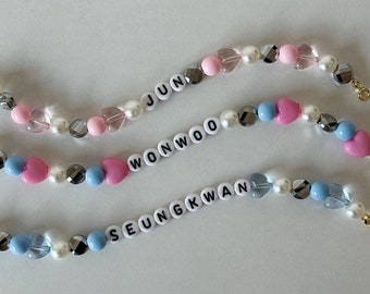 PRETTY U | seventeen svt carat bias bracelet custom all members