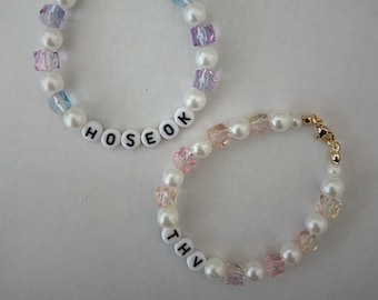 ZERO O&#39;CLOCK | BTS bangtan bias bracelet custom all members