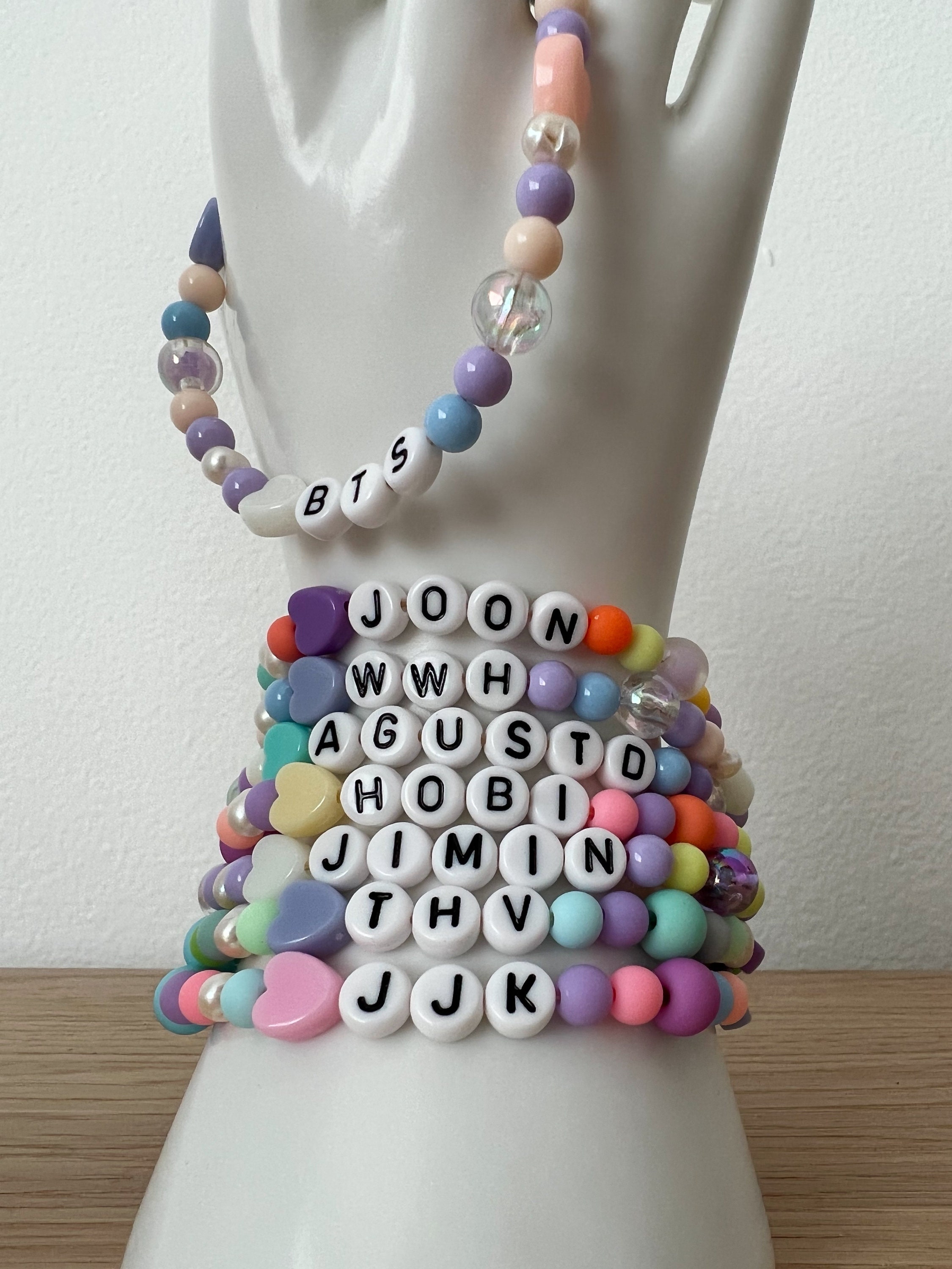 LOVE YOURSELF | Kpop Bias Bracelet Custom All Members - Etsy