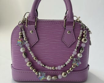 LUCKY BAG CHARM | Bag Charms Keychain Beaded Colorful Purse