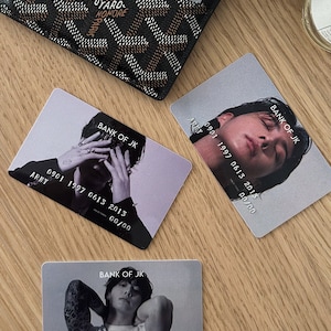 BANCO de JK CARD / jungkook bts bangtan photocard