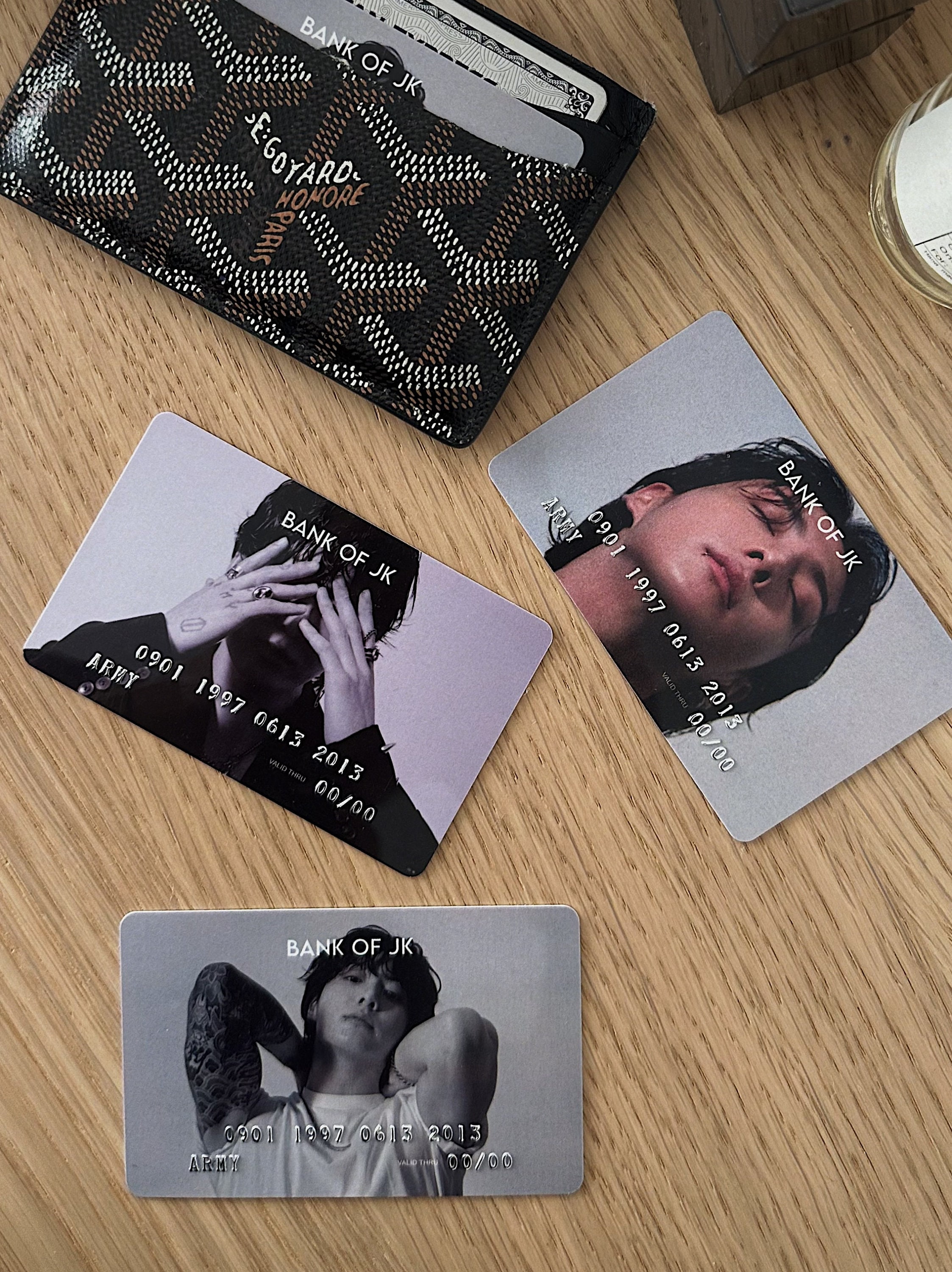 BANK of JK CARD | Jungkook Bts Bangtan Photocard - Etsy