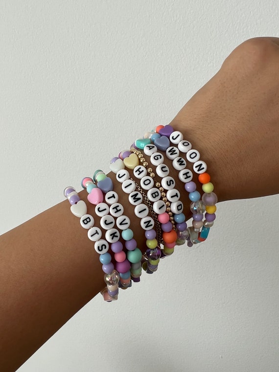 LOVE YOURSELF | Kpop Bias Bracelet Custom All Members - Etsy