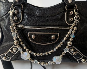 LUCKY BAG CHARM | Bag Charms Keychain Beaded Colorful Purse