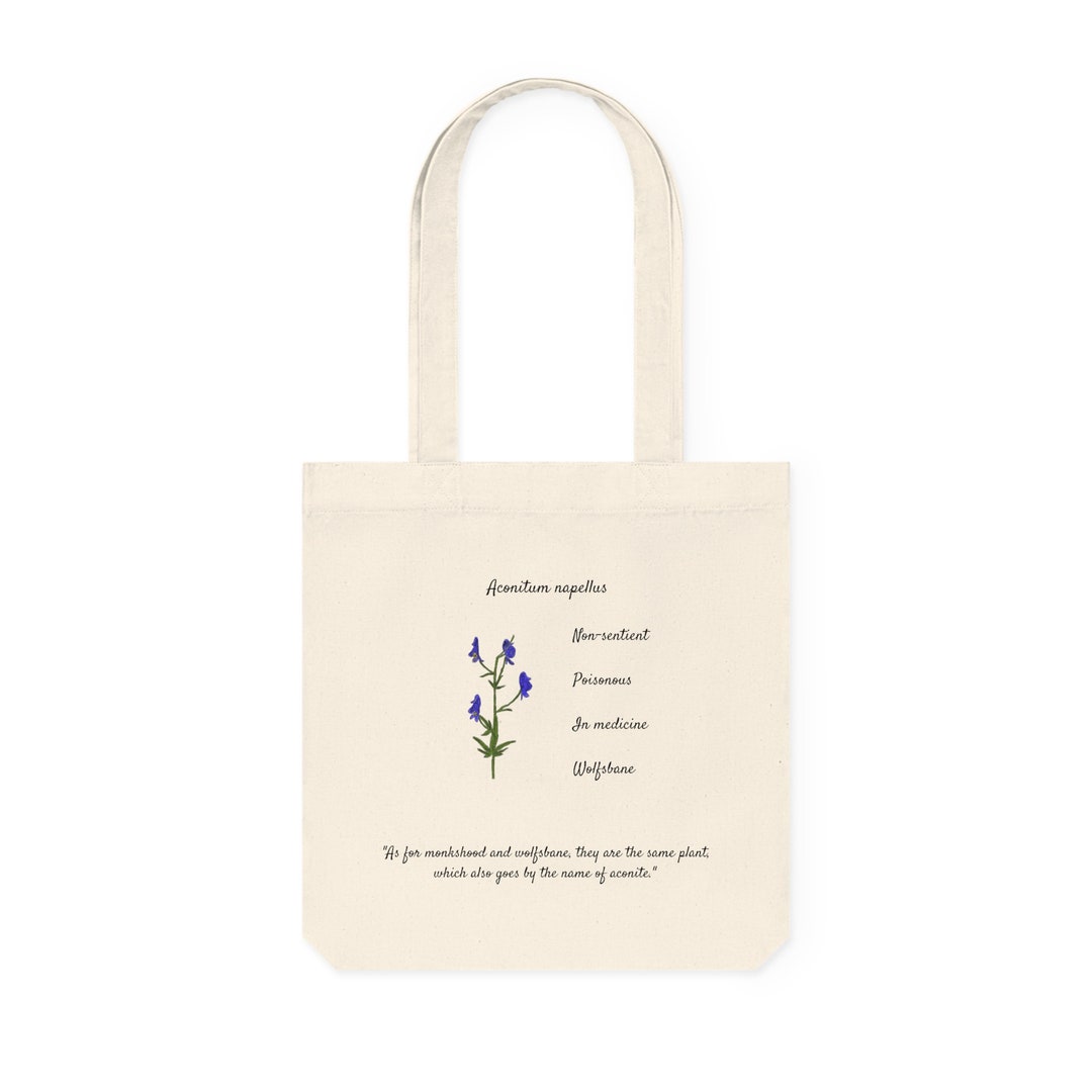 Herbology Plants Tote Bag Magic Wizard Witchcraft School Etsy