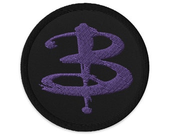 Buffy the vampire slayer, embroidered patch, spike, buffy summers, fan gift, high school, merch, custom, Sunnydale