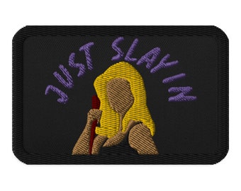 Buffy the vampire slayer, embroidered patch, spike, buffy summers, fan gift, high school, merch, custom, Sunnydale