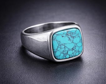 アクセサリー Mexican Jewelry Square Signet ring Vintage Mexican 925 Silver Signet Ring | Bold Square Face