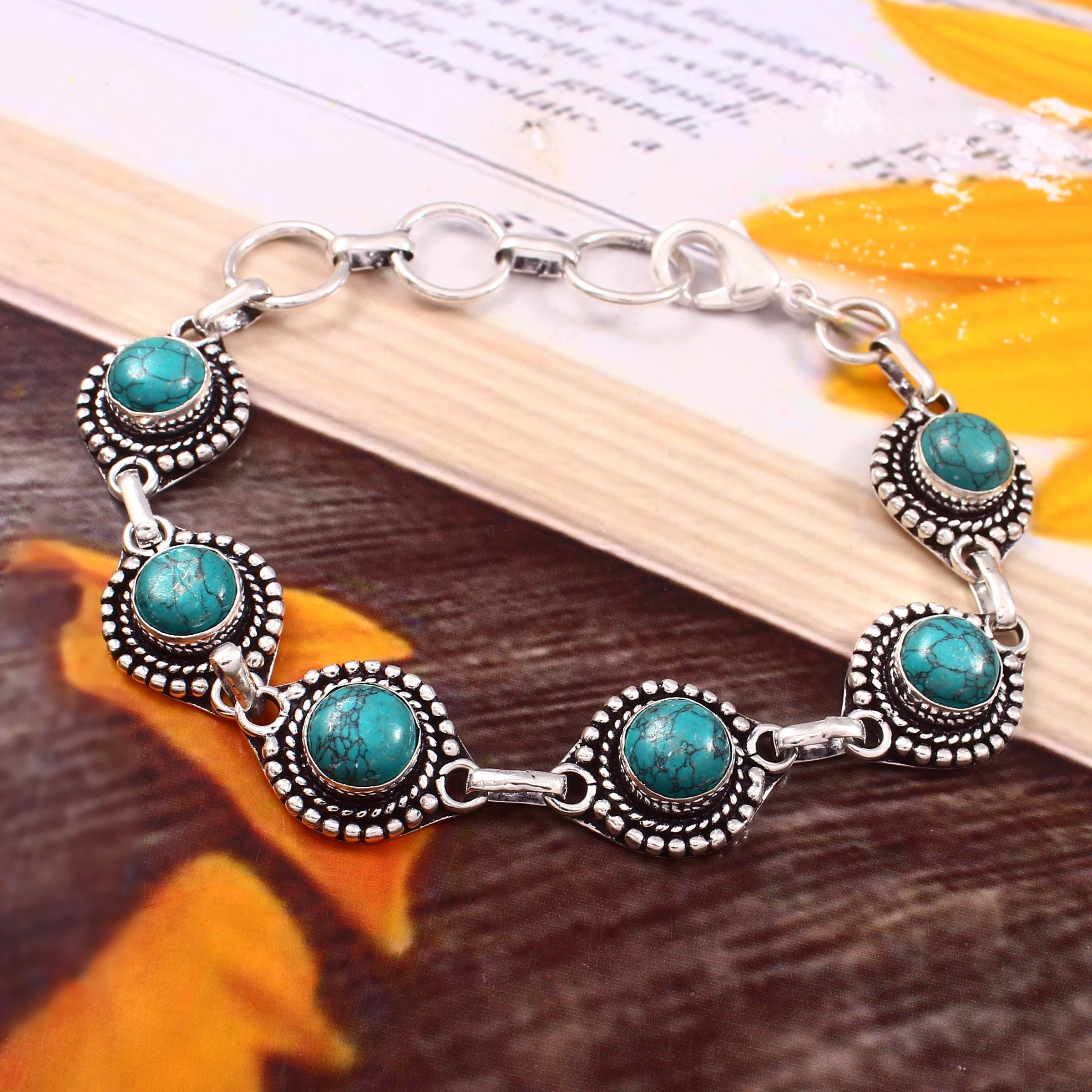 SILVER925 TURQUOISE BRACELET/シルバー/ブレスレット il_fullxfull.4431970020_7acg.jpg