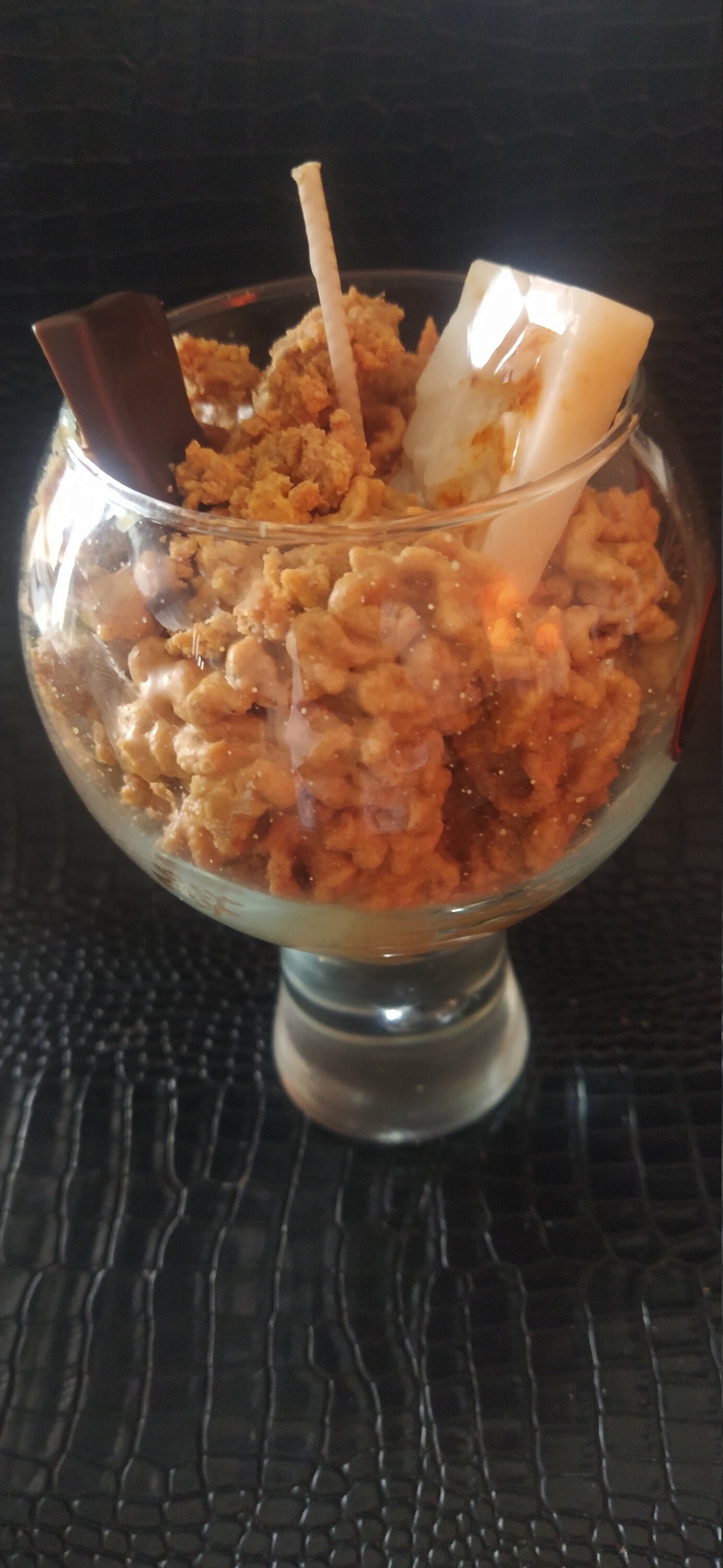 Bougie Chantilly de CaramelParfumée Vanille et Caramel Beurre Salé