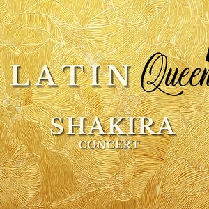 Printable SHAKIRA Surprise Concert Reveal Ticket. Shakira - Etsy