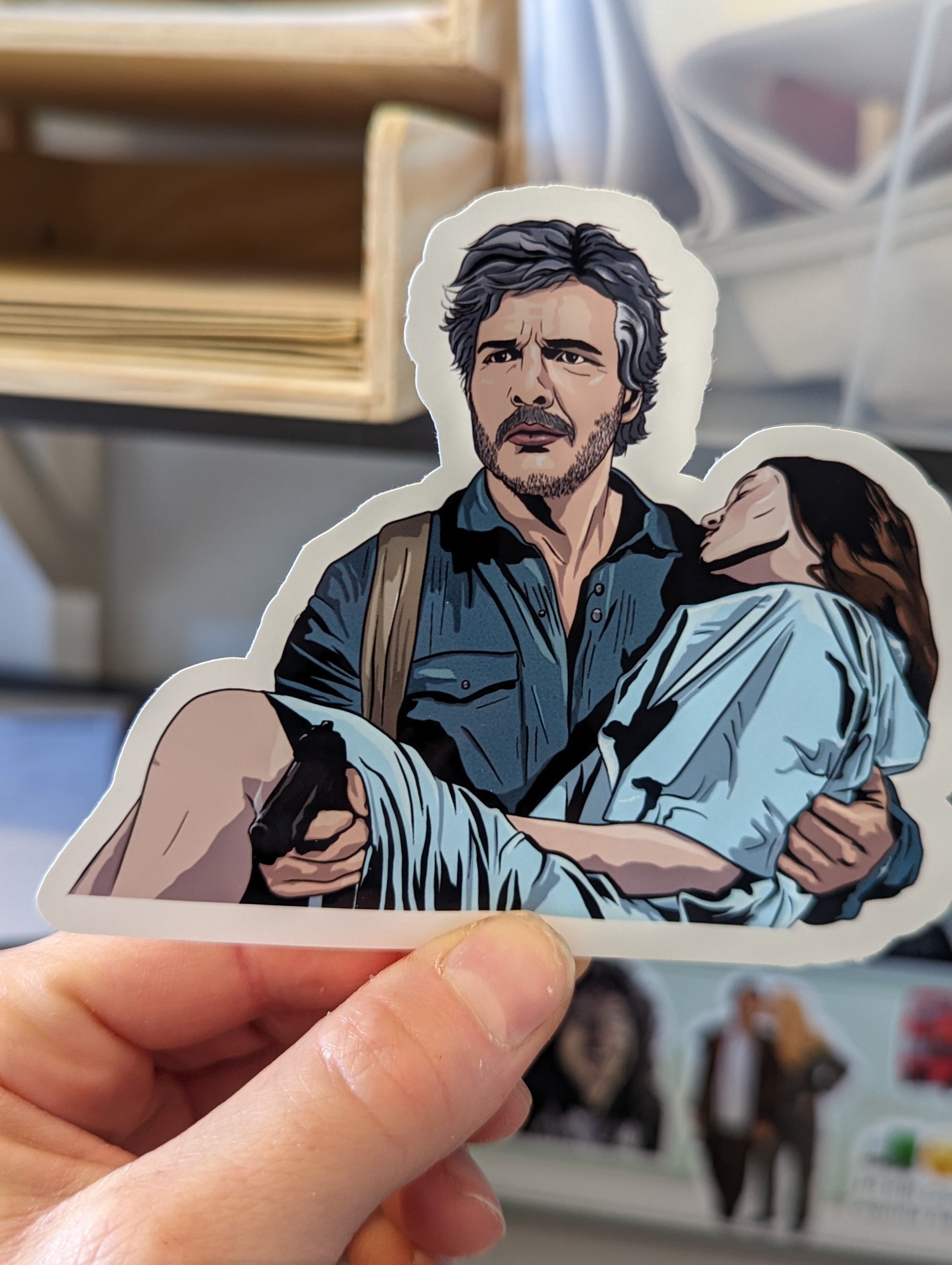 The Last of Us — Ellie & Joel Sticker for Sale by milkuvvay