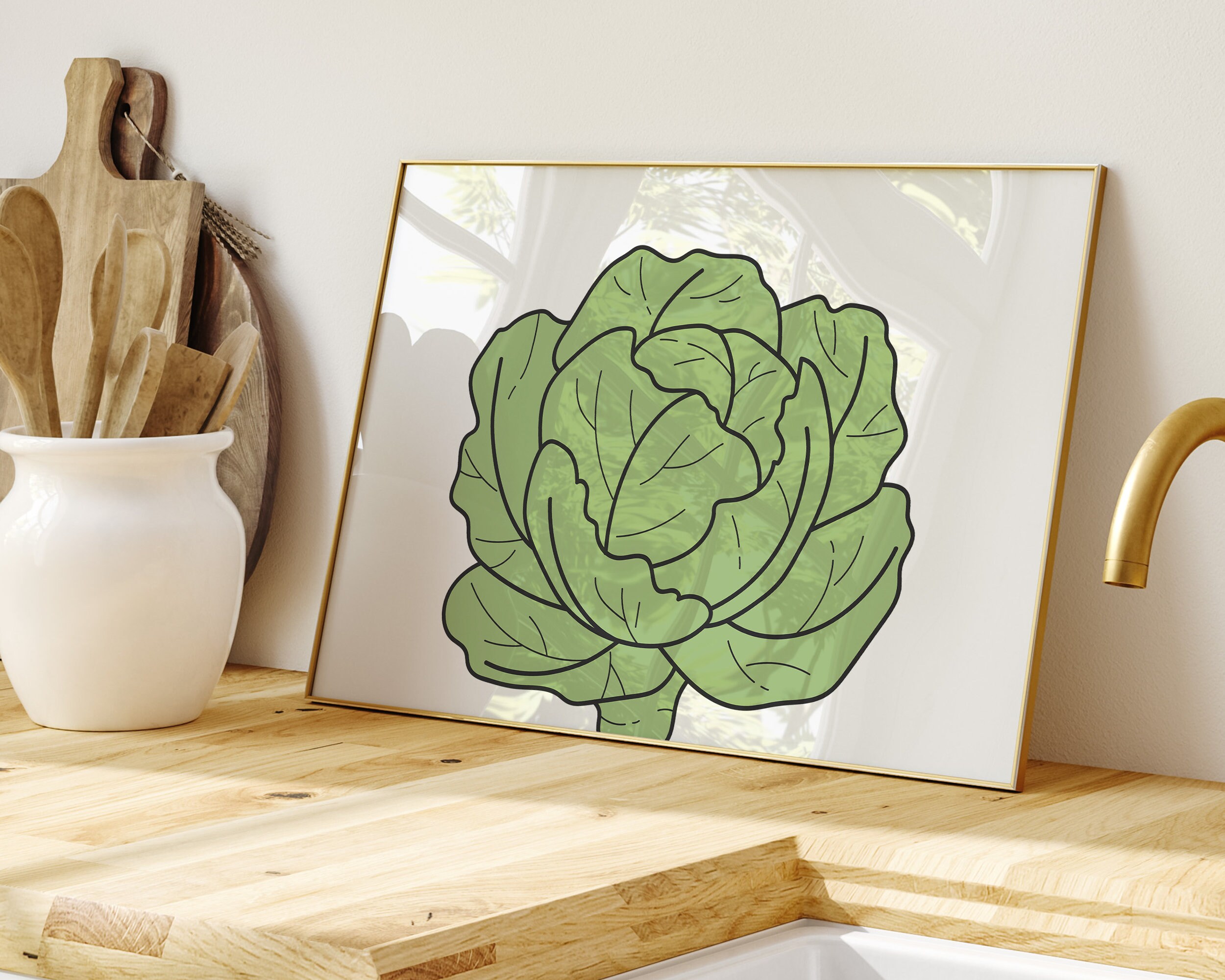 Cabbage Svg File. Instant Download Png, Pdf, Eps. Original Digital ...