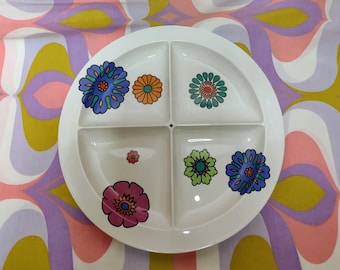 Villeroy &  Boch Acapulco Septfontaines serving plate / Vintage floral Serving dish / Seventies floral plate / Midcentury serving plate