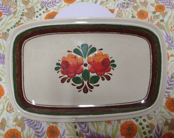 Vintage Bavaria Winterling cake plate / vintage orange cake plate / Vintage West-Germany / vintage orange serving dish / retro orange plate