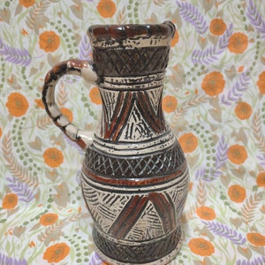 Vintage West Germany Bay Vase 81-25 /  West Germany vase / Large Bay vase / midcentury vase / 70s vase / West-Germany retro vase / seventies