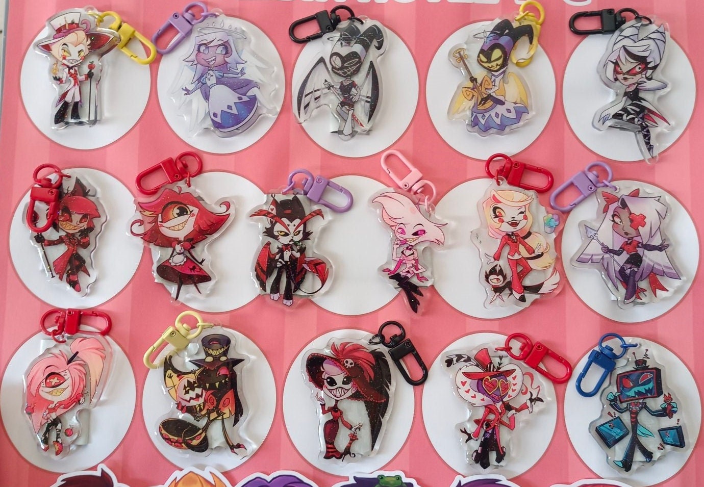 Hazbin Hotel Acrylic Epoxy Keychains (preorder 2) / Alastor Hazbin Hotel Acrylic Epoxy Keychains (preorder 2) / Alastor