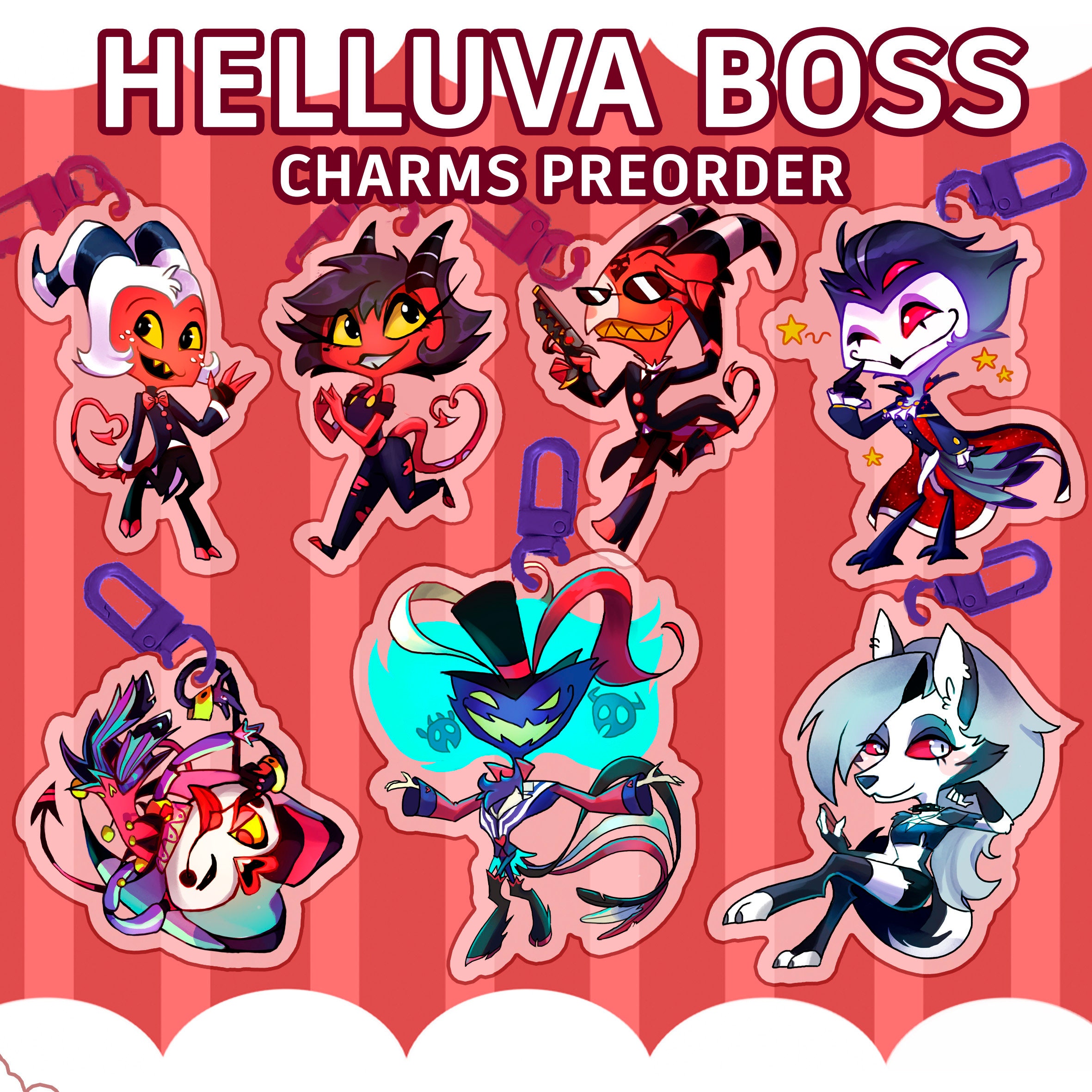 Beelzebub Helluva Keychain - Etsy