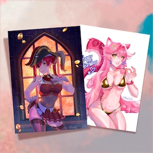 Hololive houshou Marine, Raora Panthera / Din-A4 / Holo Vtuber