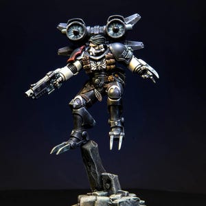 Commission Painted Kayvaan Shrike – Ravenguard Primaris Scale Resin Model