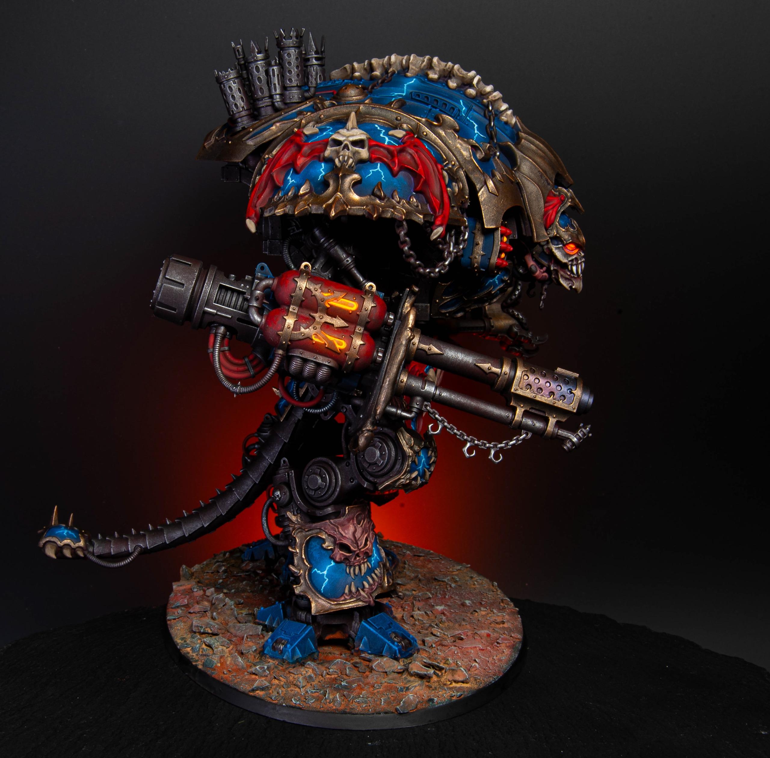 Commission Knight Ruinator Painted Chaos Knights Night Lords