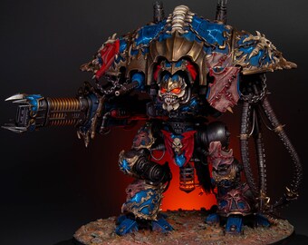 Commission Knight Ruinator Painted Chaos Knights Night Lords