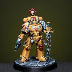 Commission Painted Primaris Sergeant – Lamenters Primaris Scale Resin Model
