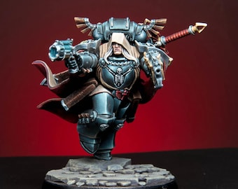 ウォーハンマー 40K グランドマスター　アズラエル 塗装済み ウォーハンマー 40K グランドマスター アズラエル 塗装済み