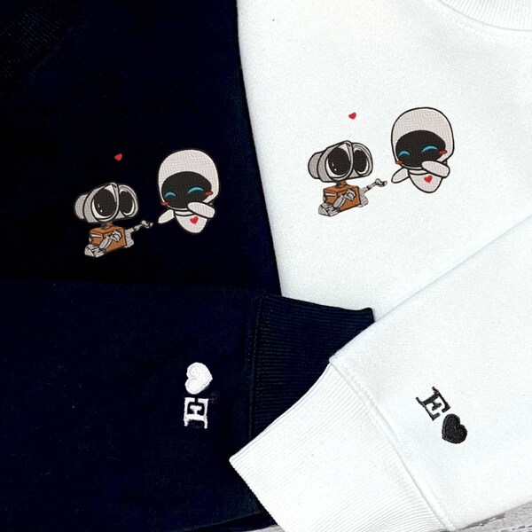 Walle and Eve Matching Sweatshirts Etsy