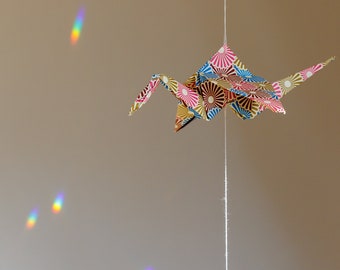 Suncatcher Origami crane bird window decoration