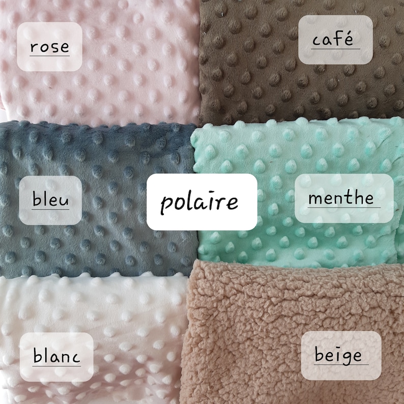 Couverture patchwork polaire, couverture personnalisée , couverture matelassée, couverture 140x180, couverture enfant, patchwork image 8