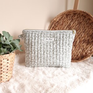 Trousse de toilette matelassée