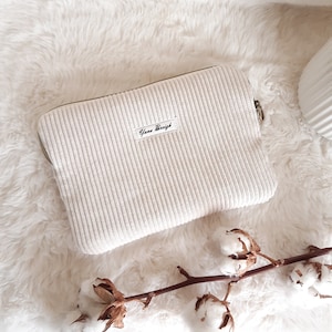 Pochette en velours pour tablette / housse pour tablette/ pochette pour iPad / pochette personnalisée