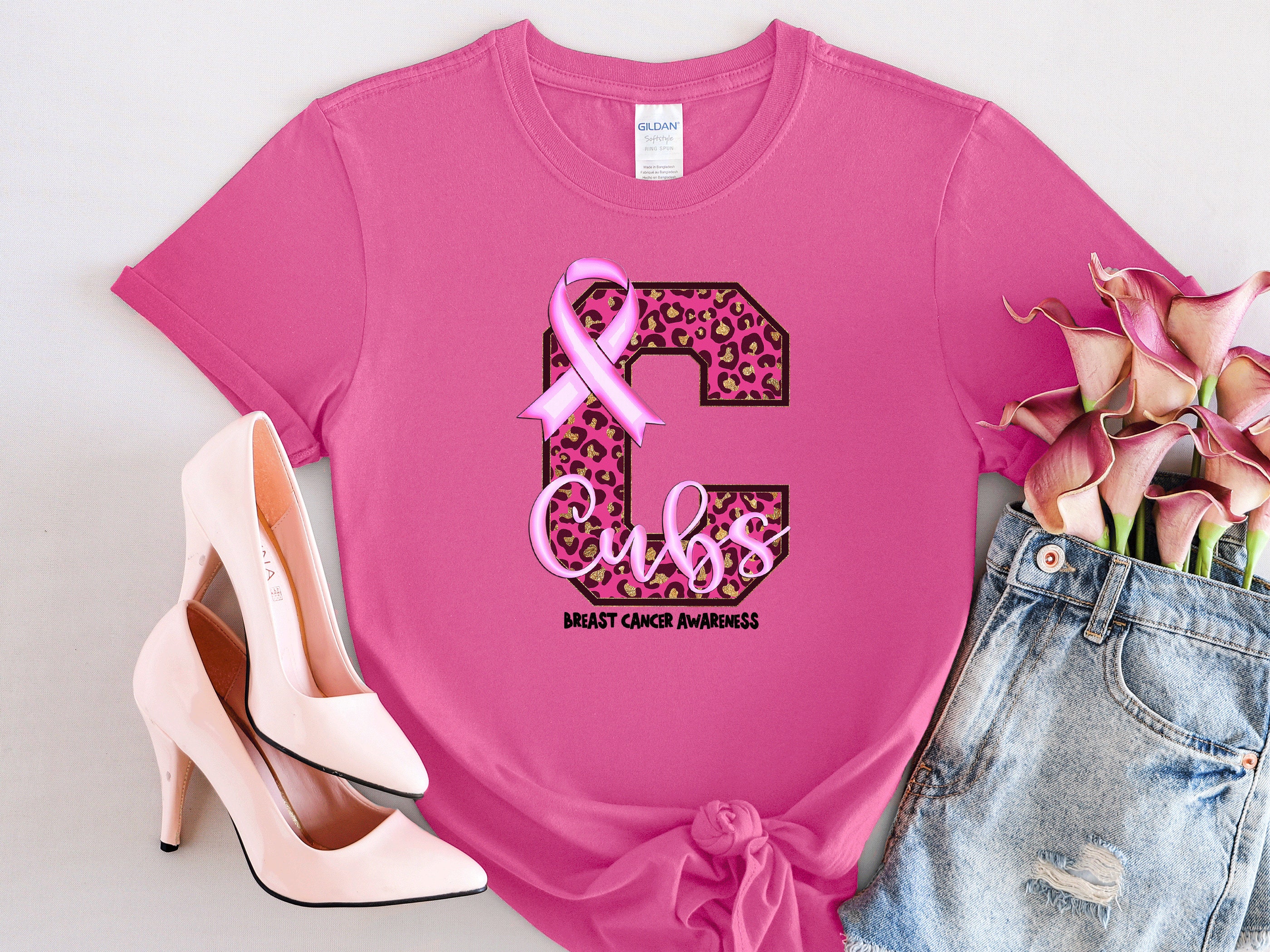 Cubs Breast Cancer Png Cubs Awareness Pink Ribbon Png Cancer
