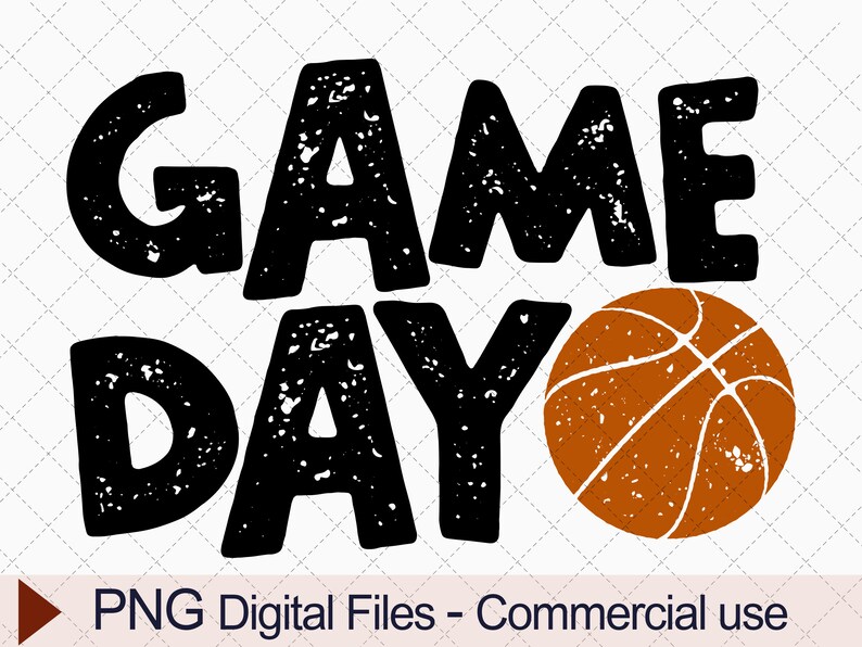Game Day Basketball Png Game Day Design Game Day Sport Etsy