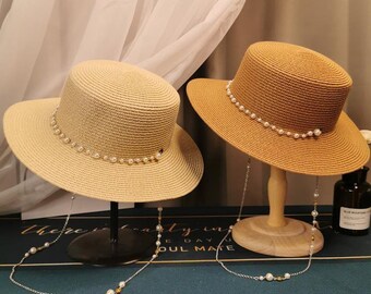 Mamrar Ladies Summer Flat Straw Hat Sun Hat Female Hat Female Panama Red Feather Decoration Fashion Elegant Beach Girl Cap Mamrar Ladies Summer Flat Straw Hat Sun Hat Female Hat Female Panama Red Feather Decoration Fashion Elegant Beach Girl Cap