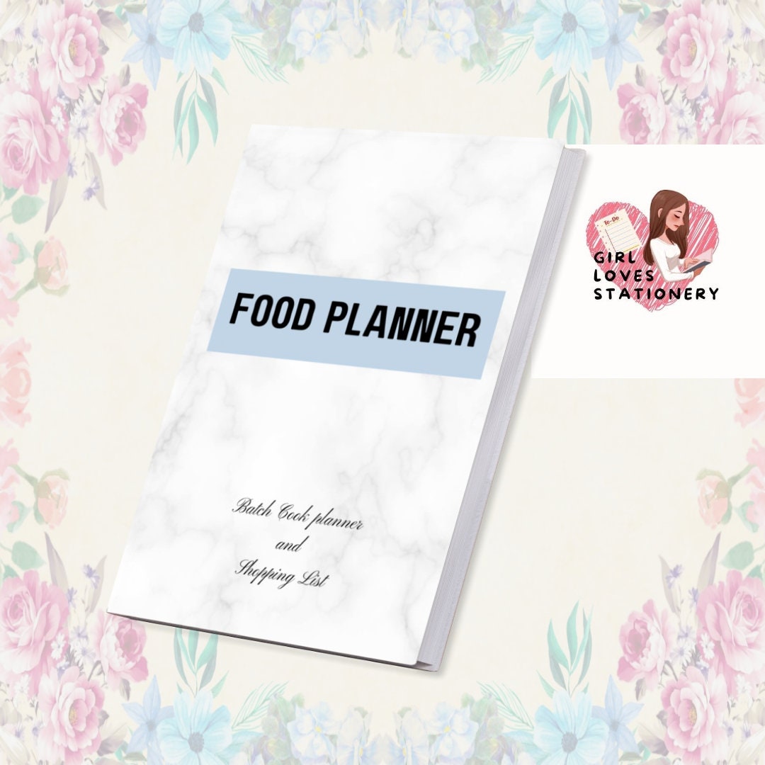 Let's Eat: Food Planner Ideal for Batch Cooking and Meal Prep - Etsy UK
