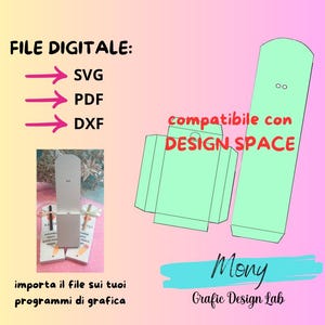 File SVG Scatolina Porta Matite per regali maestre, bambini, feste, eventi