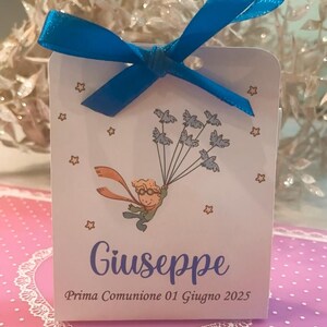 TAG porta confetti per i vostri eventi, feste, nascite, battesimo, comunione, cresima PICCOLO PRINCIPE - da montare a casa propria