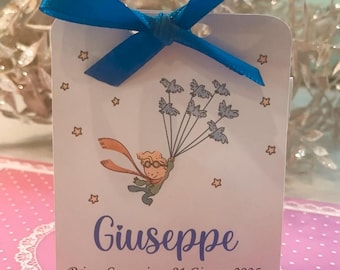 TAG porta confetti per i vostri eventi, feste, nascite, battesimo, comunione, cresima PICCOLO PRINCIPE - da montare a casa propria