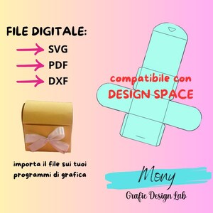 File SVG Scatolina Posta per regali, feste, eventi