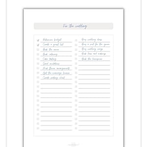 Printable Blank List | Simple List Template | Planner Insert ...