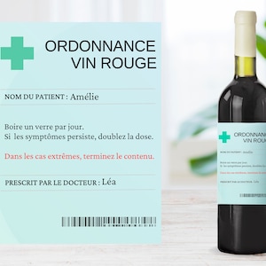 Étiquette de Vin Personnalisée avec Photo et Nom, Autocollants de