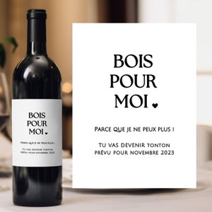 Wine label aunt you're going to be an aunt customizable pregnancy announcement soon aunt drink for me you're going to become an uncle aunt