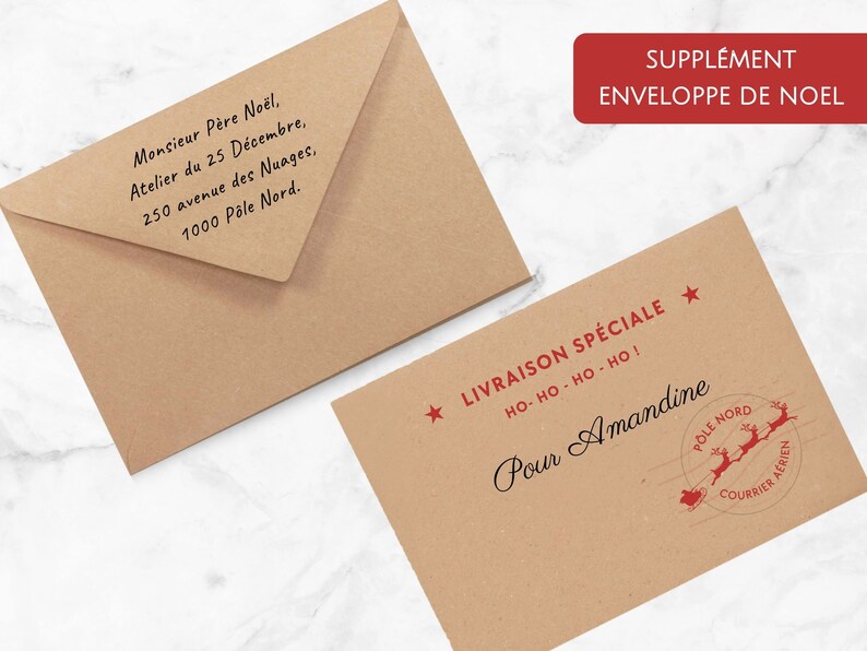 Carte de Noël surprise personnalisée Bon pour cadeau Noël jeu à gratter cadeaux pour lui pour elle Carte à gratter voyage surprise Noël Env - Noel