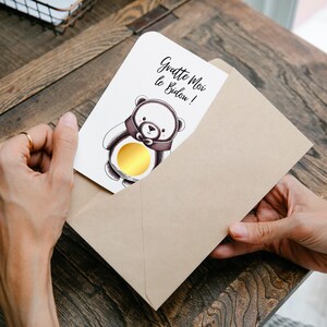 Carte à gratter personnalisée demande marraine demande parrain annonce grossesse veux tu être ma marraine image 3