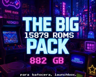 Retro Mega Pack: 15,879 ROMs + 81 Emu + 882GB