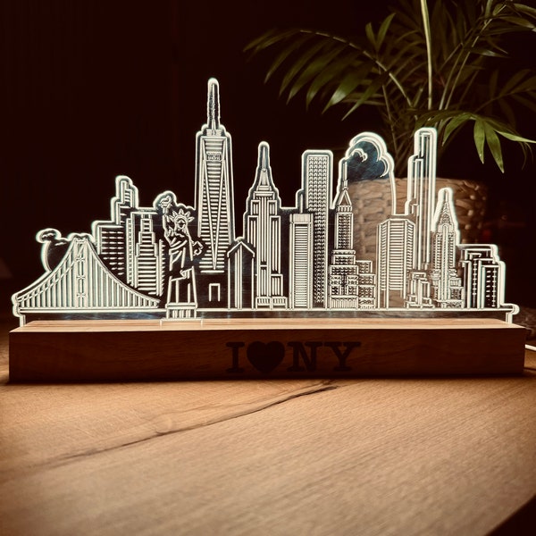 Lampe New York Skyline