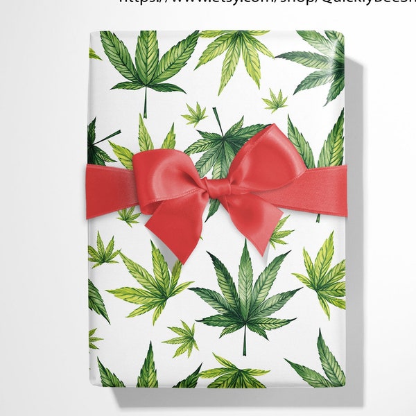Weed Wrapping Paper Etsy