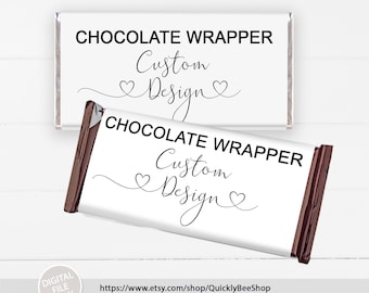 Benutzerdefinierte Candy Bar Wrapper, Schokoladentafel Wrapper, Candy Bar Wrapper Vorlage, bearbeitbares Etikett DRUCKBAR Geburtstag Baby Shuwer Hochzeit
